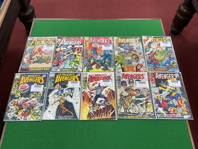 Lot 929 - Ten The Avengers Comics by Marvel. Comprising...