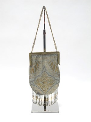 Lot 1338 - An Edwardian French Cut Steel Evening Bag, in...