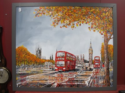 Lot 1401 - NIGEL COOK (b.1960) *ARR View of Westminster...