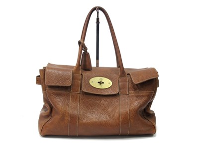 Lot 1336 - Mulberry; A Tan Grained Leather Bayswater Bag,...