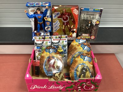 Lot 759 - Eleven Plastic Action Figures by DC Direct,...