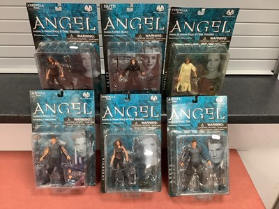 Lot 753 - Six Moore Action Collectibles Angel 'Sculpt...