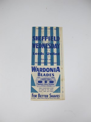 Lot 749 - 1945-6 Sheffield Wednesday v Leeds United...
