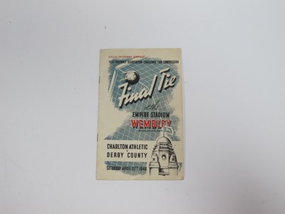 Lot 864 - 1946 FA Cup Final Programme Charlton Athletic...