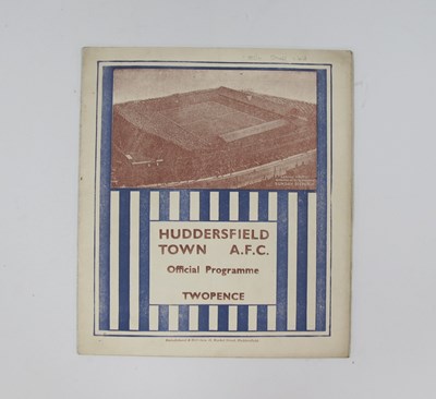 Lot 748 - 1935-6 Huddersfield Town V Sheffield Wednesday...