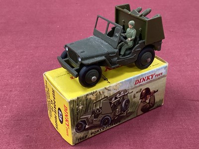 Lot 896 - French Dinky No 828 Rocket Carrier Jeep,...