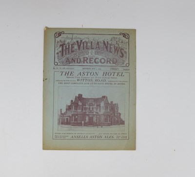 Lot 745 - 1928-9 Aston Villa v Sheffield Wednesday...