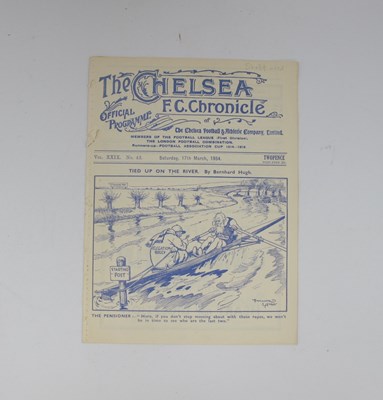 Lot 746 - 1933-4 Chelsea v Sheffield Wednesday Eight...
