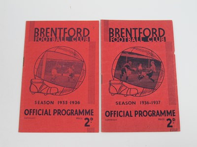 Lot 835 - 1935-6 and 36-7 Brentford v Sheffield...