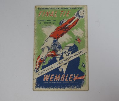 Lot 866 - 1948 FA Cup Final Programme Blackpool v...