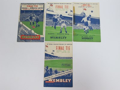 Lot 867 - FA Cup Final Programmes 1949, 50 (sellotaped...