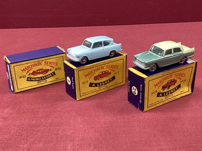 Lot 884 - Two Lesney Matchbox 1-75 No 29 Austin...