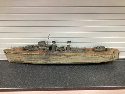 Lot 798 - A Model of a World War One F7 Destroyer by...