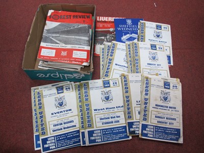 Lot 504 - Leeds United Programmes 1967-70, including v....