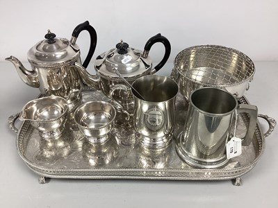 Lot 179 - A Collection of Platedware, to include four...