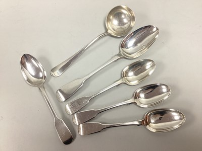 Lot 79 - A Pair of Hallmarked Silver Fiddle Pattern...