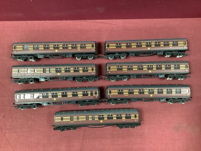 Lot 676 - Seven Hornby Railroad 00 gauge LMS "Coronation...
