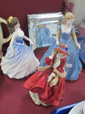 Lot 1240 - Royal Doulton Figurines, 'Michelle' and 'Top o'...