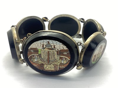 Lot 207 - A Victorian Grand Tour Micromosaic Panel...