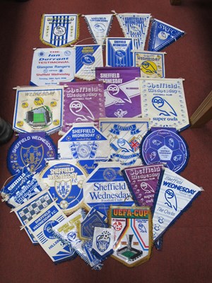 Lot 727 - Sheffield Wednesday Pennants, including Ian...