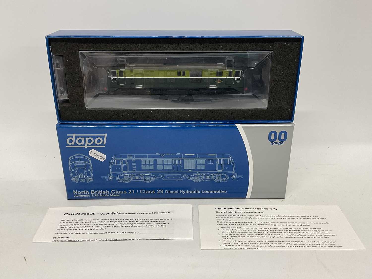 Lot 859 - A boxed Dapol British Railways Class 29