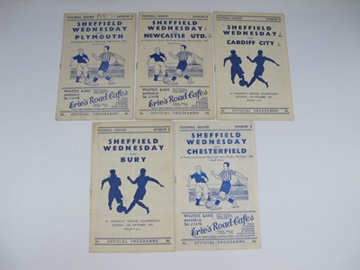 Lot 756 - Sheffield Wednesday 1947-8 Home Programmes, v....