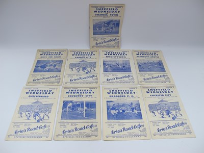 Lot 758 - Sheffield Wednesday 1949-50 Home Programmes, v....