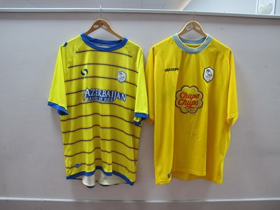 Lot 444 - Sheffield Wednesday Yellow Away Shirts,...