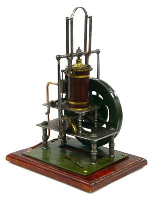 Lot 1305 - A Table Top Live Steam Vertical Reversing...