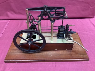 Lot 920 - A Victorian Table Top Live Steam Reversing...