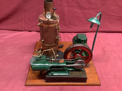 Lot 936 - A Vintage Live Steam Horizontal Mill Engine...