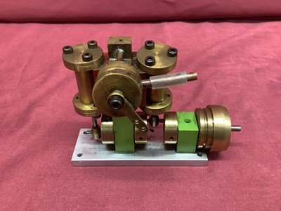 Lot 954 - An All Brass Engineered Live Steam...