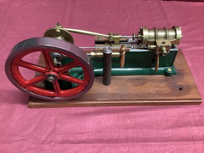 Lot 916 - A Horizontal Ex Mill Working Live Steam Engine...