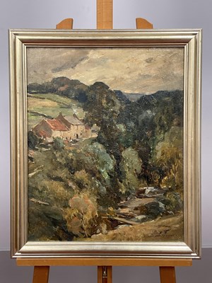 Lot 1110 - OWEN BOWEN (1873-1967) *ARR 
Cottage in a...