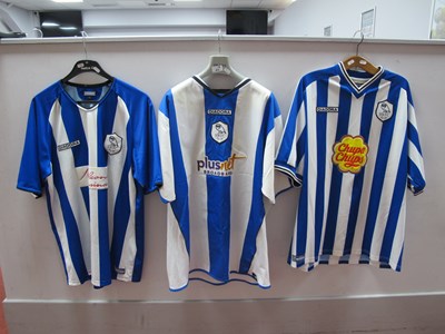 Lot 453 - Sheffield Wednesday Diadora Home shirts, one...