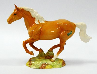 Lot 1061 - A Beswick Pottery Model of a Galloping...