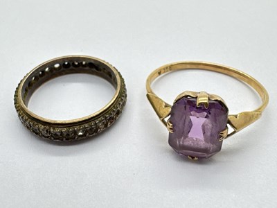 Lot 72 - A Vintage Single Stone Ring, claw set to...