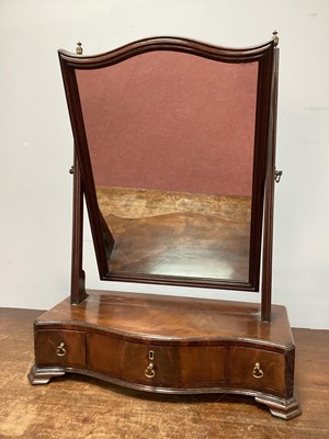Lot 1465 - A Late XVIII Century Mahogany Serpentine...