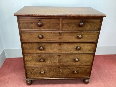 Lot 1418 - A XIX Century Mahogany Chest of Drawers, with...