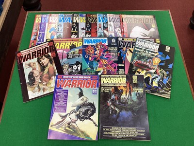 Lot 743 - Seventeen Warrior Magazines By Quality....