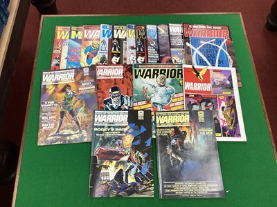 Lot 750 - Sixteen Warrior Magazines by Quality....