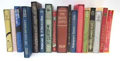 Lot 1290A - Folio Society - Eighteen books of general...