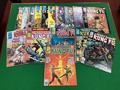Lot 742 - Sixteen The Deadly Hands Of Kung Fu Magazines...