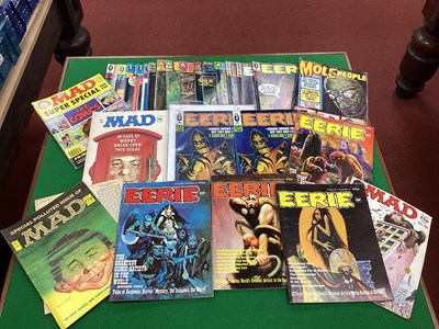 Lot 745 - Twenty Eerie Magazines by Warren and Gold Star...
