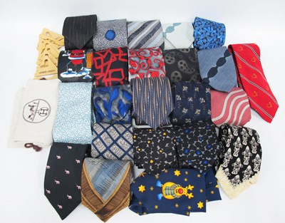 Lot 1324 - A Collection of Gents Designer Silk Ties, to...