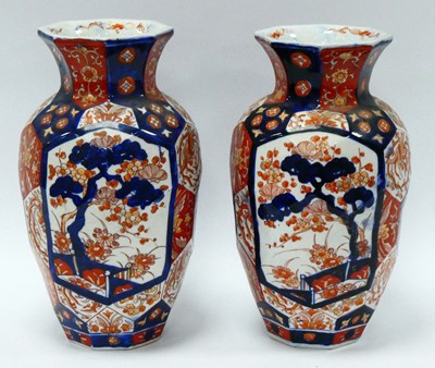 Lot 1077 - A Pair of Japanese Late XIX Century Pottery...