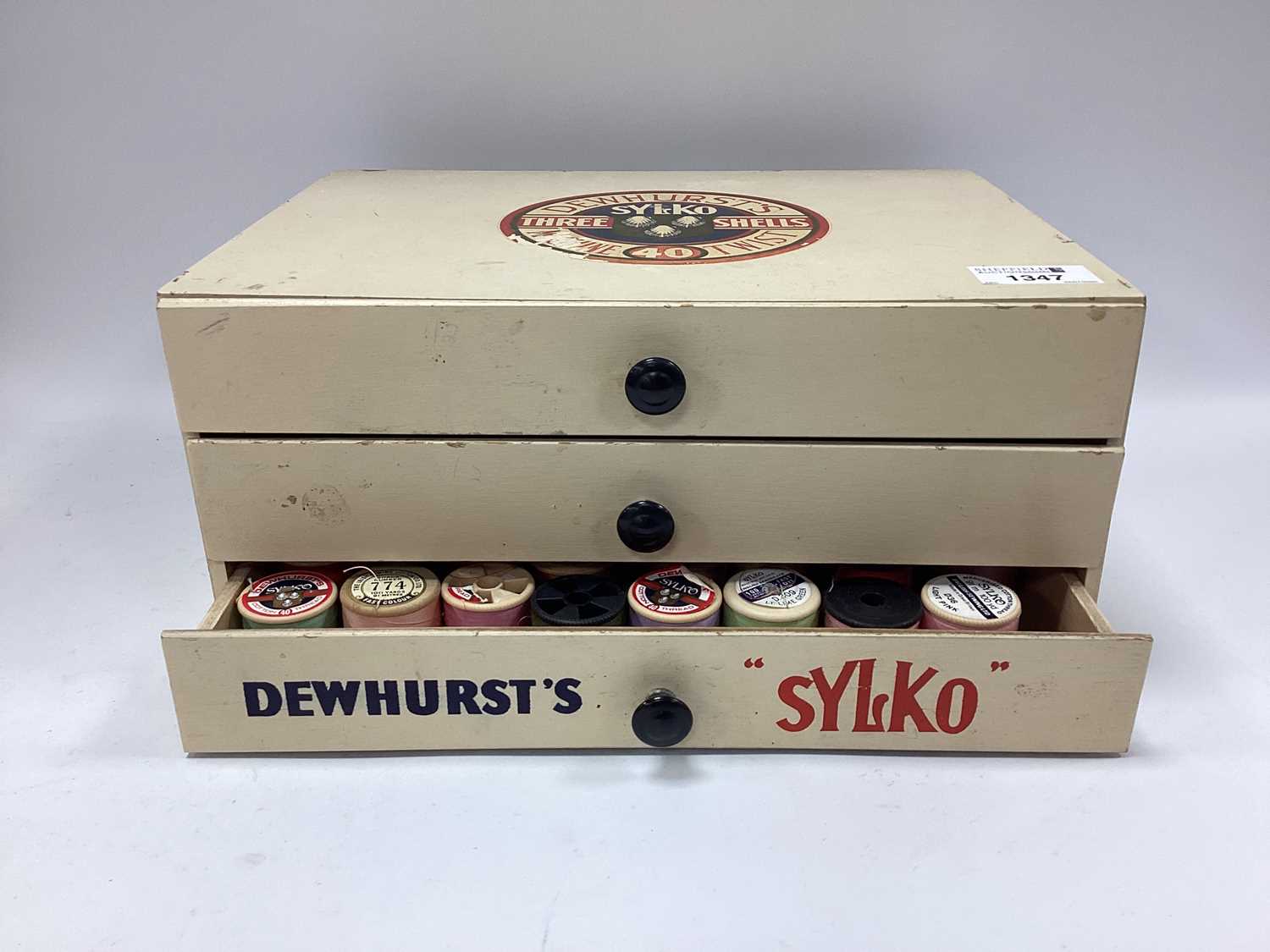 Lot 1347 - Dewhurst's 'Three Shells' Three-Drawer