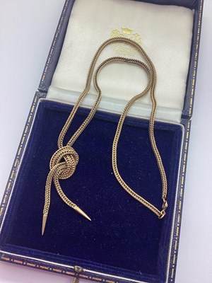 Lot 106 - A Vintage Fancy Link Necklace, suspending...