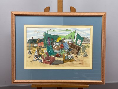 Lot 1136 - ROGER WOOD (Mid XX Century ) ARR 
Furniture,...