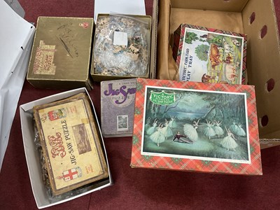 Lot 1374 - Wooden Jigsaws - Chad Valley, Cornish Riviera...